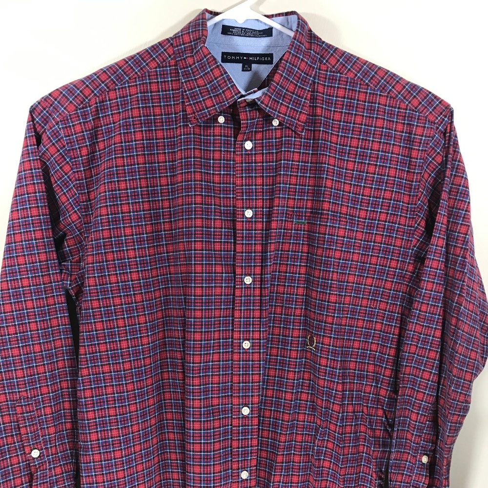Tommy Hilfiger Mens Button Down Size XL
